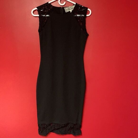 Black Martini Tight Midi Dress - Picture 7 of 10